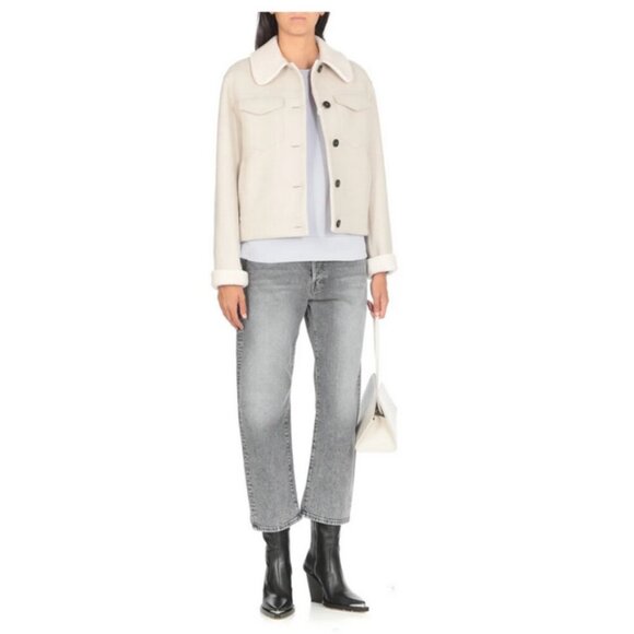 💕MOTHER SUPERIOR💕 The Curbside Ankle Jeans ~ Dancing Shadow Grey 29 NWOT - Picture 6 of 16